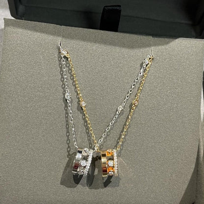 [OrnoraJewelry]CHAIN MOVE ROMANE PEDAND NECKLACE