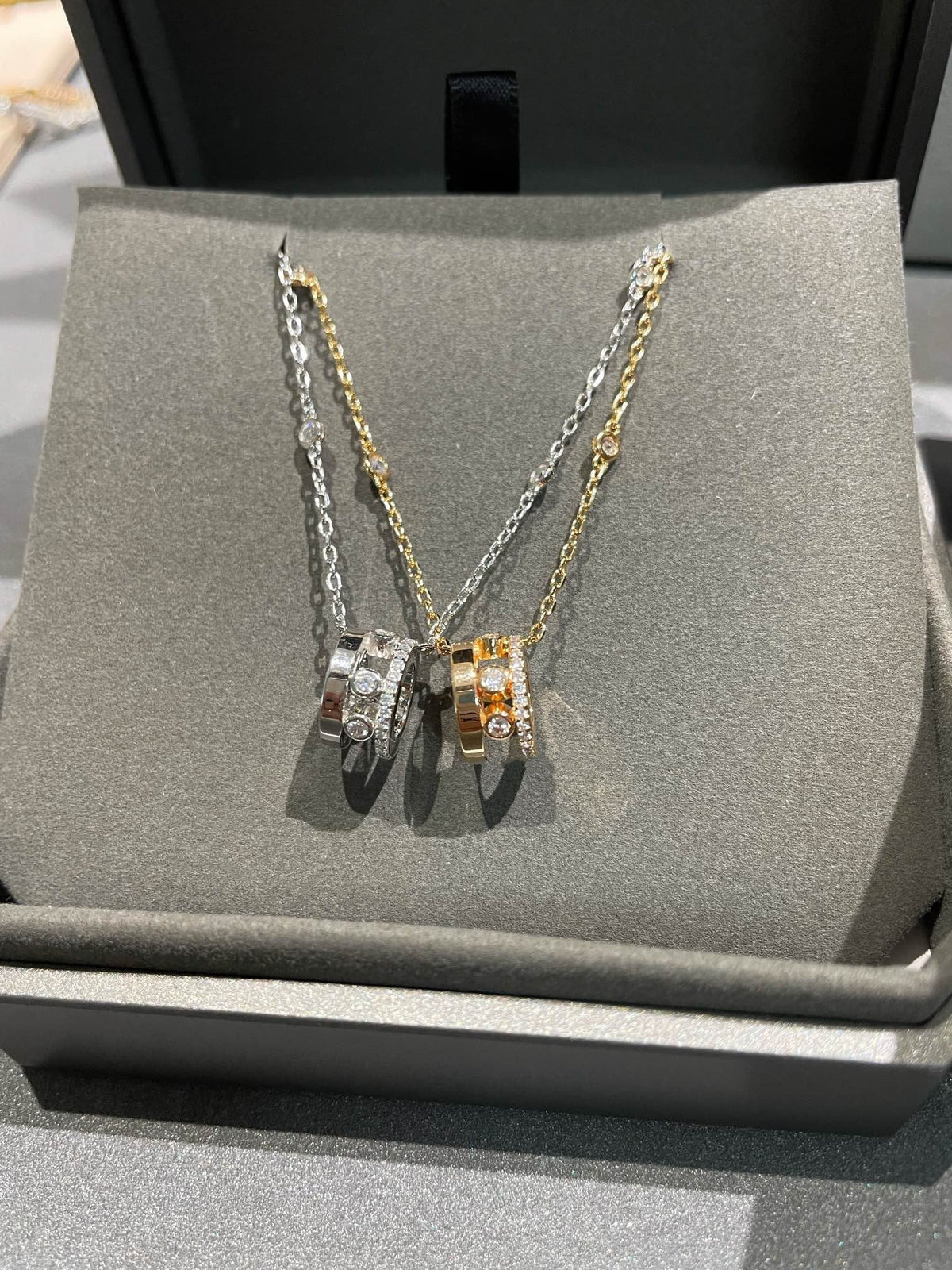 [OrnoraJewelry]CHAIN MOVE ROMANE PEDAND NECKLACE