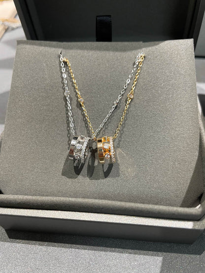 [OrnoraJewelry]CHAIN MOVE ROMANE PEDAND NECKLACE