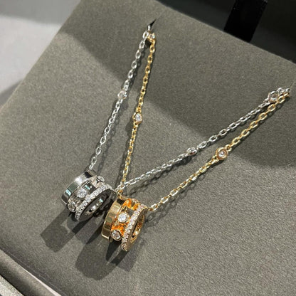 [OrnoraJewelry]CHAIN MOVE ROMANE PEDAND NECKLACE
