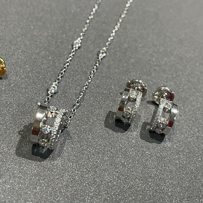 [OrnoraJewelry]CHAIN MOVE ROMANE PEDAND NECKLACE