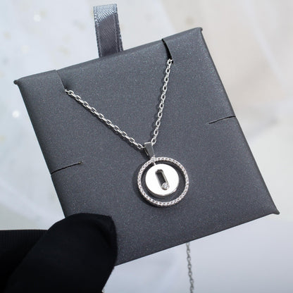 [OrnoraJewelry]LUCKY MOVE PM NECKLACE SILVER DIAMOND