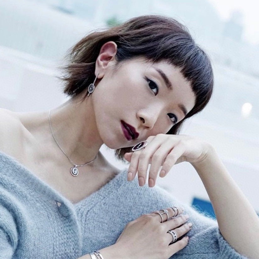 [OrnoraJewelry]LUCKY MOVE ARROW PINK GOLD DIAMOND EARRINGS