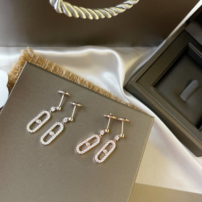 [OrnoraJewelry]DORMEUSES MOVE UNO DIAMOND EARRINGS