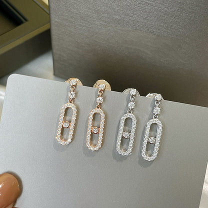 [OrnoraJewelry]DORMEUSES MOVE UNO DIAMOND EARRINGS