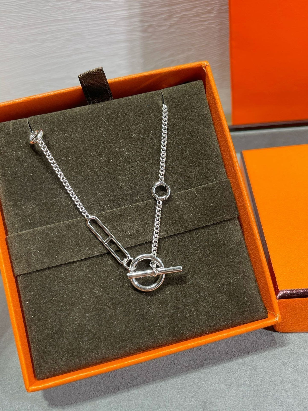 [OrnoraJewelry]HM STERLING CHAINE D'ANCRE HEART