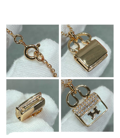 [OrnoraJewelry]H CIRCE MOISSANITE PENDANT NECKLACE GOLD