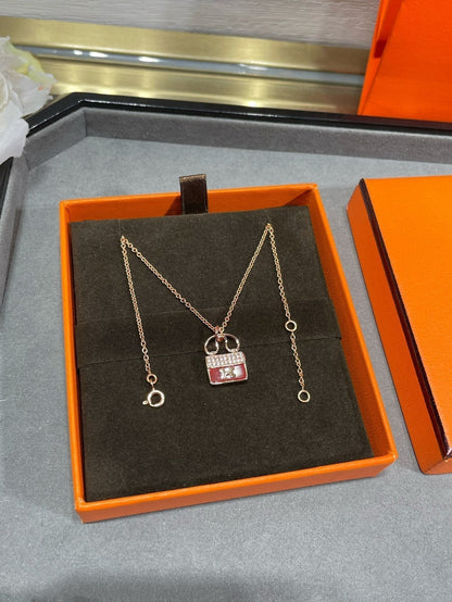 [OrnoraJewelry]H CIRCE MOISSANITE PENDANT NECKLACE GOLD