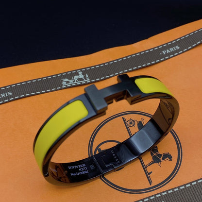 [OrnoraJewelry]CLIC HM SO BLACK YELLOW BRACELET