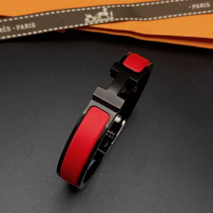 [OrnoraJewelry]CLIC HM SO BLACK RED BRACELET