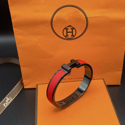 [OrnoraJewelry]CLIC HM SO BLACK RED BRACELET