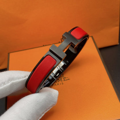 [OrnoraJewelry]CLIC HM SO BLACK RED BRACELET