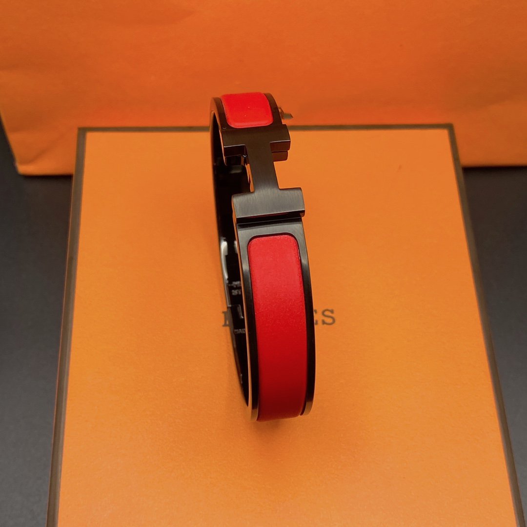 [OrnoraJewelry]CLIC HM SO BLACK RED BRACELET