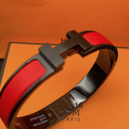 [OrnoraJewelry]CLIC HM SO BLACK RED BRACELET