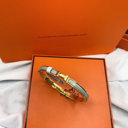 [OrnoraJewelry]CLASSIC HM CLIC GREEN 8MM ENAMEL BRACELET