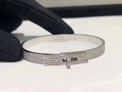 [OrnoraJewelry]HM KELLY BRACELET IN SILVER AND FULL PAVE DIAMOND