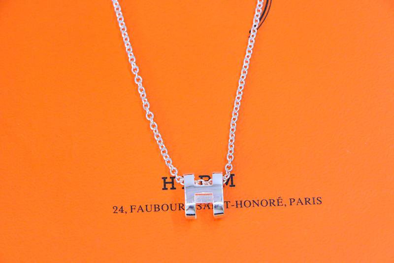 [OrnoraJewelry]HM NECKLACE H LETTER OVAL SERIES
