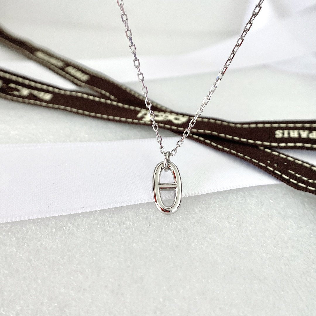 [OrnoraJewelry]HM PIG NOSE NECKLACE