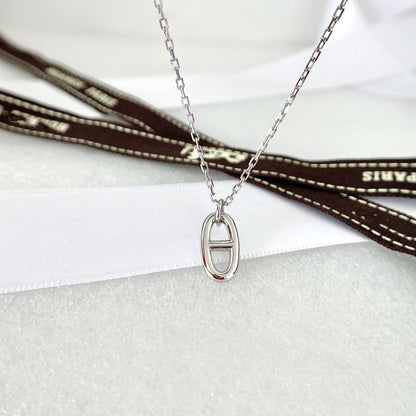 [OrnoraJewelry]HM PIG NOSE NECKLACE