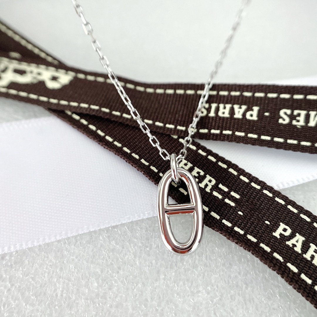 [OrnoraJewelry]HM PIG NOSE NECKLACE
