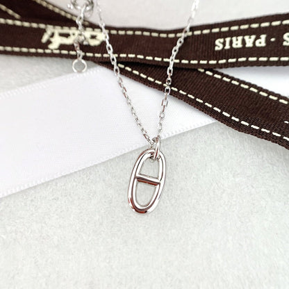 [OrnoraJewelry]HM PIG NOSE NECKLACE
