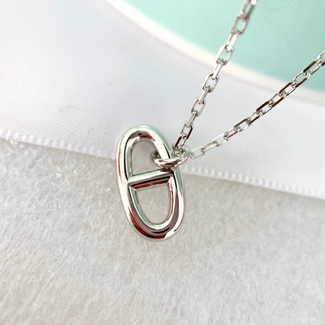 [OrnoraJewelry]HM PIG NOSE NECKLACE