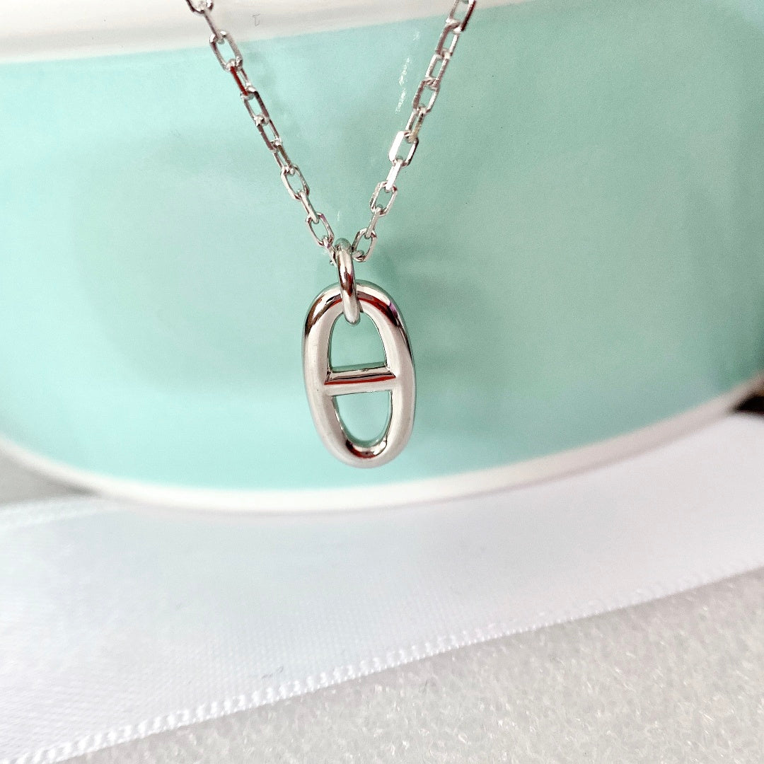 [OrnoraJewelry]HM PIG NOSE NECKLACE
