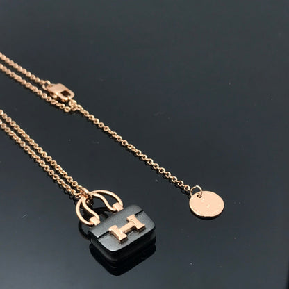 [OrnoraJewelry]WOMEN'S HM AMULETTES CONSTANCE PENDANT NECKLACE