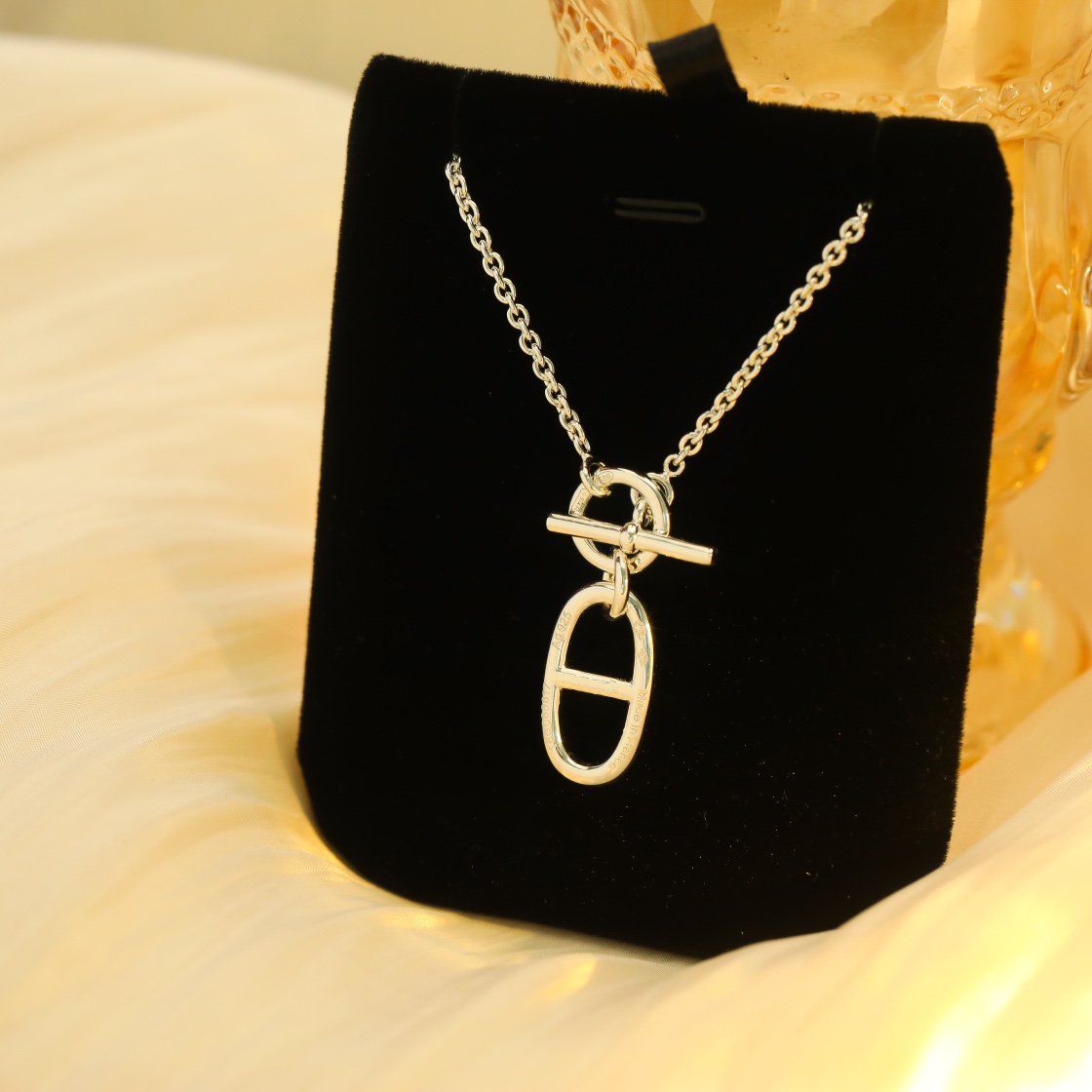 [OrnoraJewelry]HM CHAINE D'ANCRE PENDANT NECKLACE STERLING SILVER
