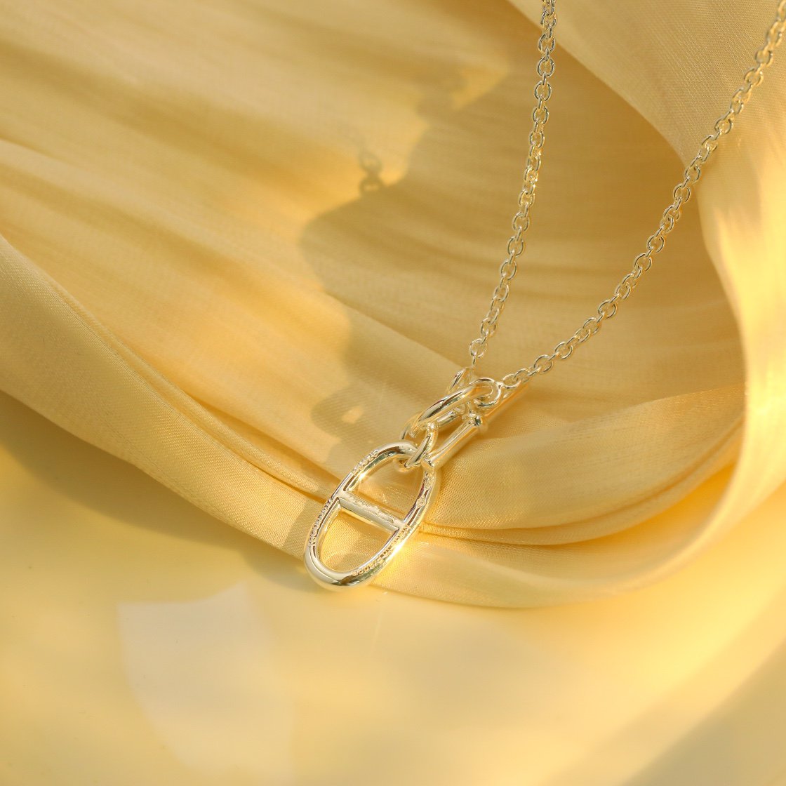 [OrnoraJewelry]HM CHAINE D'ANCRE PENDANT NECKLACE STERLING SILVER