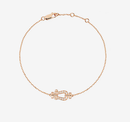 [OrnoraJewelry]FORCE 10 FULL DIAMOND BUCKLE CHAIN LINK MINI MODEL