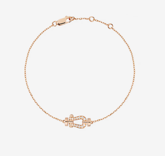 [OrnoraJewelry]FORCE 10 FULL DIAMOND BUCKLE CHAIN LINK MINI MODEL