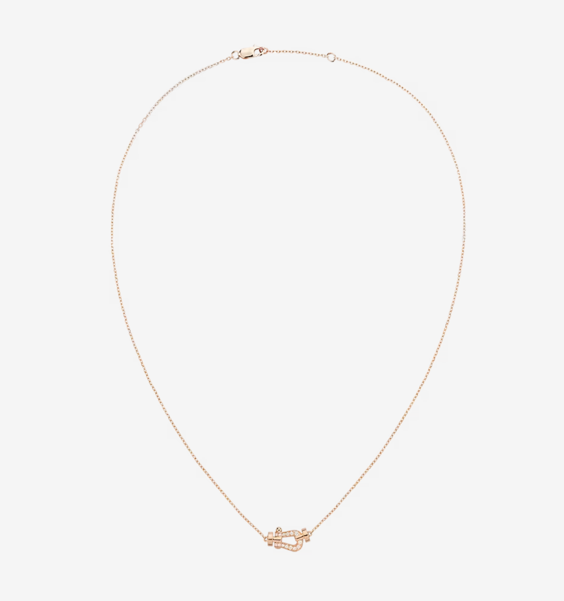 [OrnoraJewelry]FORCE 10 DIAMOND PINK GOLD NECKLACE MINI MODEL