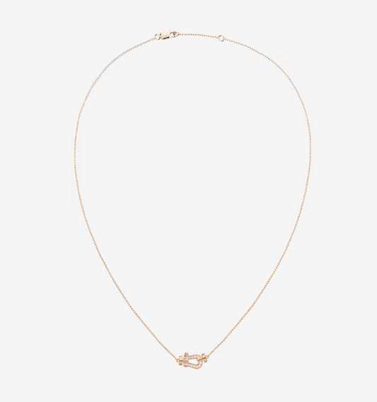 [OrnoraJewelry]FORCE 10 DIAMOND PINK GOLD NECKLACE MINI MODEL