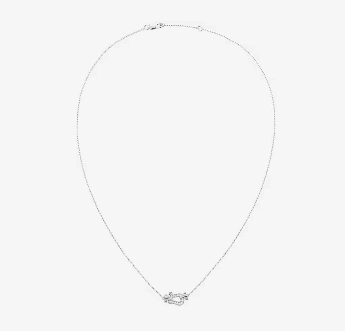 [OrnoraJewelry]FORCE 10 DIAMOND SILVER NECKLACE MINI MODEL