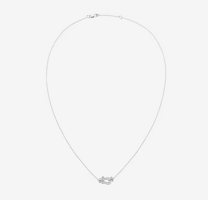 [OrnoraJewelry]FORCE 10 DIAMOND SILVER NECKLACE MINI MODEL