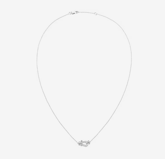 [OrnoraJewelry]FORCE 10 DIAMOND SILVER NECKLACE MINI MODEL