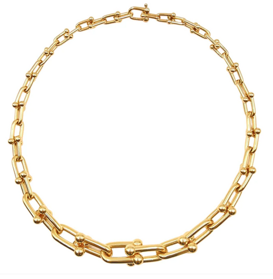 [Ornora Jewelry]HARDWEAR PINK GOLD CHOKER
