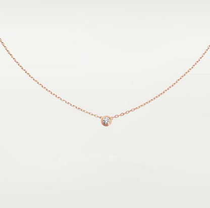 [OrnoraJewelry]DAMOUR DIAMOND NECKLACE