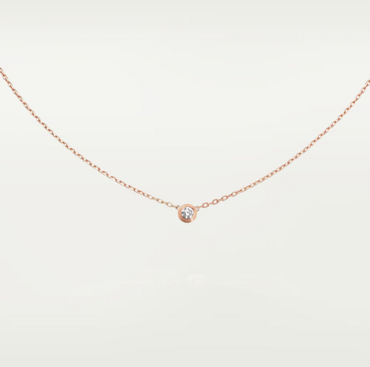 [OrnoraJewelry]DAMOUR DIAMOND NECKLACE