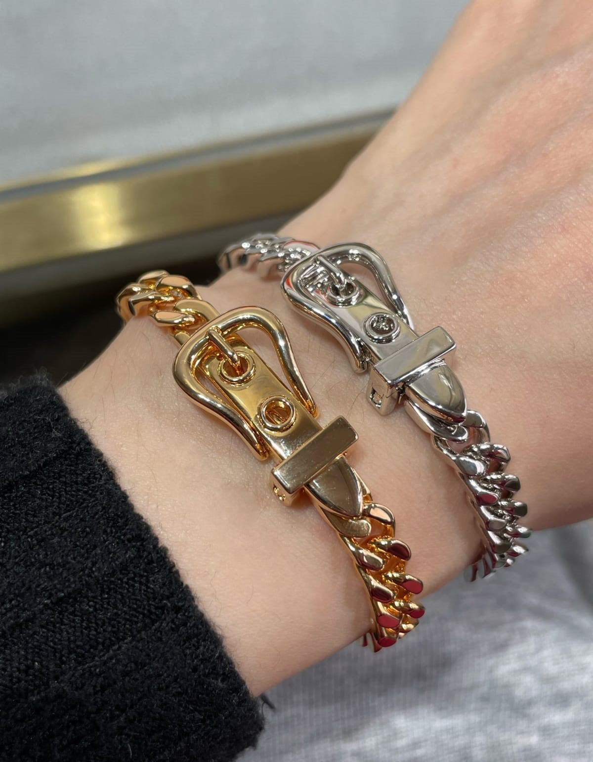 [OrnoraJewelry jewelrys]HM CHAIN BRACELET