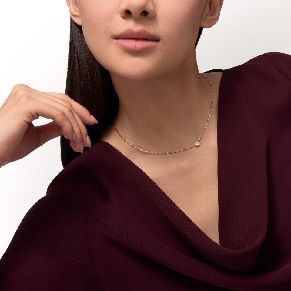 [OrnoraJewelry]DAMOUR DIAMOND NECKLACE