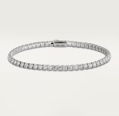 [OrnoraJewelry]  CLASSIC BASEBALL BRACELAT, 52 DIAMOND