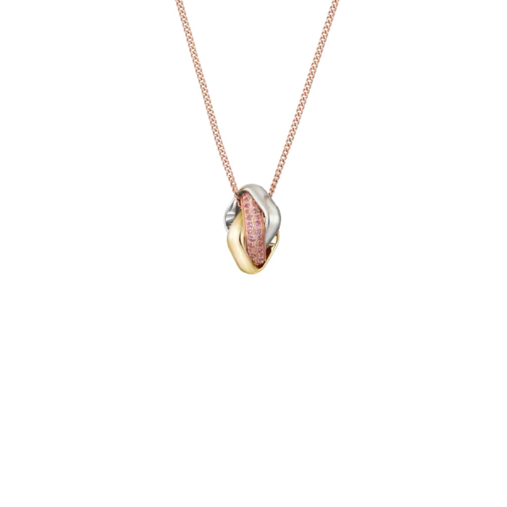 [OrnoraJewelry]TRINITY CUSHION NECKLACE COLLECTION
