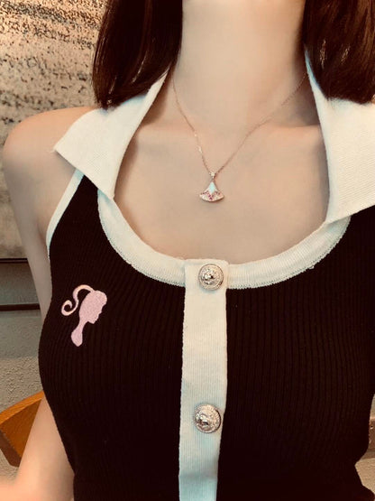 [OrnoraJewelry]BVLGARI Divas' Dream Qixi Exclusive Pink Gemstone Necklace