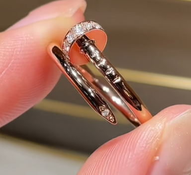 [OrnoraJewelry]JUSTE RING 1.88MM PINK GOLD DIAMOND