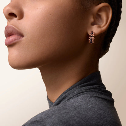 [OrnoraJewelry]CLASH 7.9MM AGATE CHALCEDONY EARRINGS