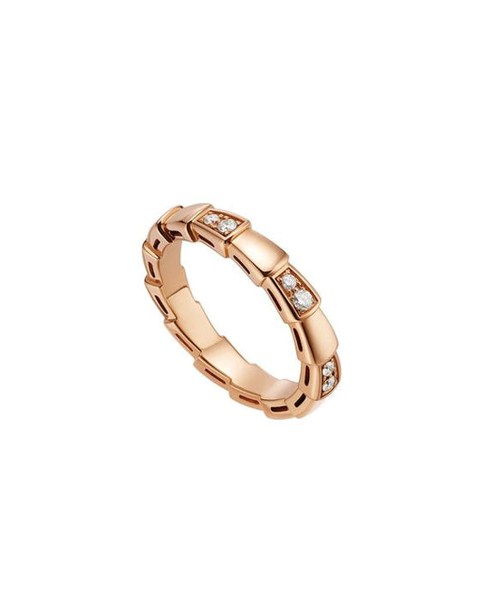 [OrnoraJewelry]SERPENTI RING PINK GOLD  3MM