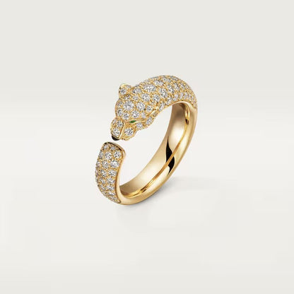 [OrnoraJewelry]PANTHERE FULL DIAMOND SMALL RING