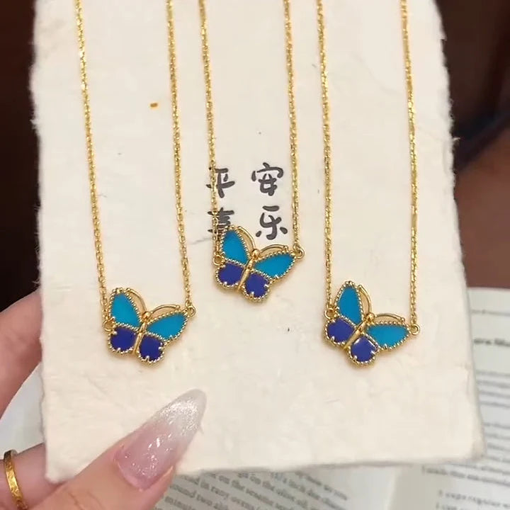 [OrnoraJewelry] 2026 NEW LUCKY BUTTERFLY 1 MOTIFS NECKLACE